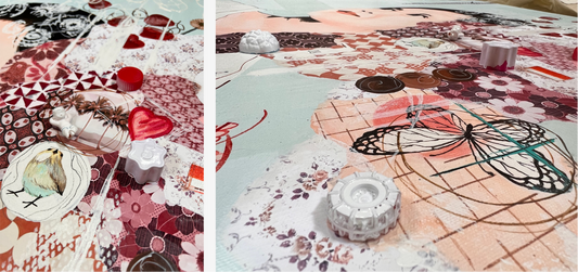 Mixed media portrait of Vita by Irene Hoff — Plastic Angels