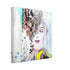 The Feminine mixed media portrait art print by Irene Hoff
