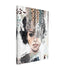 Creation mixed media portrait art print by Irene Hoff